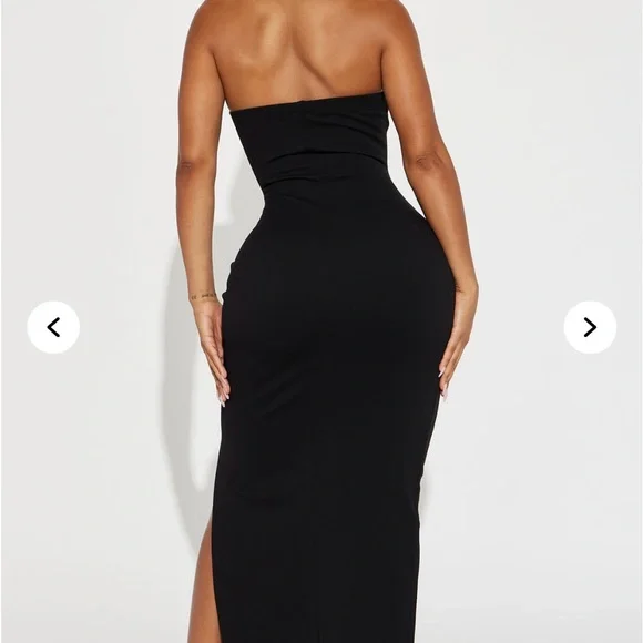 Fashion Nova Janet Midi Dress - black - Picture 2 of 3